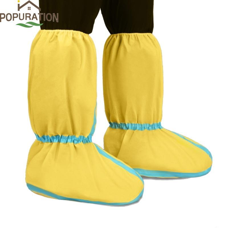 POP กันน้ํา Acid Proof รองเท้ารองเท้าครอบคลุม Protectors Breathable Nonทอผ้า Nonslip ฐานสําหรับ Lab 