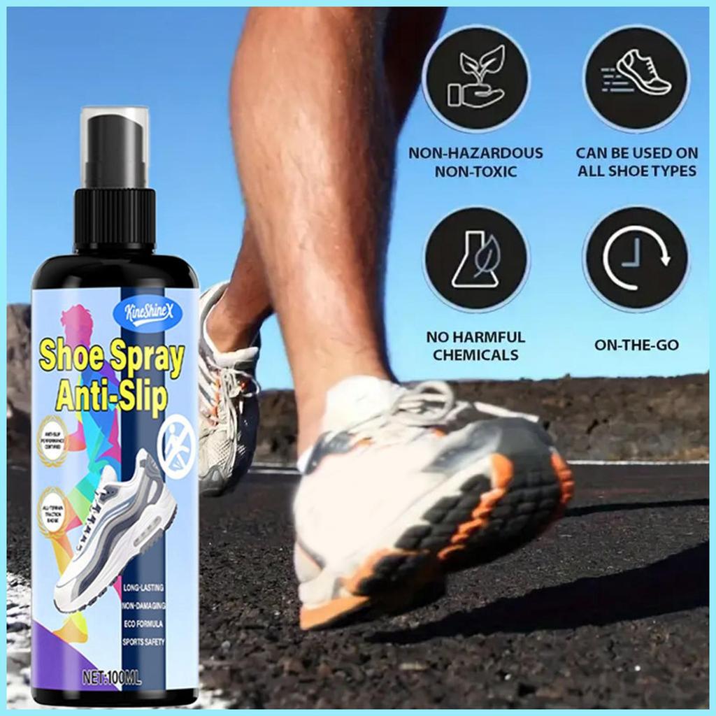 Basketball Shoe Grip Spray รองเท้าผ้าใบแบบพกพา Traction Mist Grip Spray สําหรับรองเท้าบาสเก็ตบอลด้าน