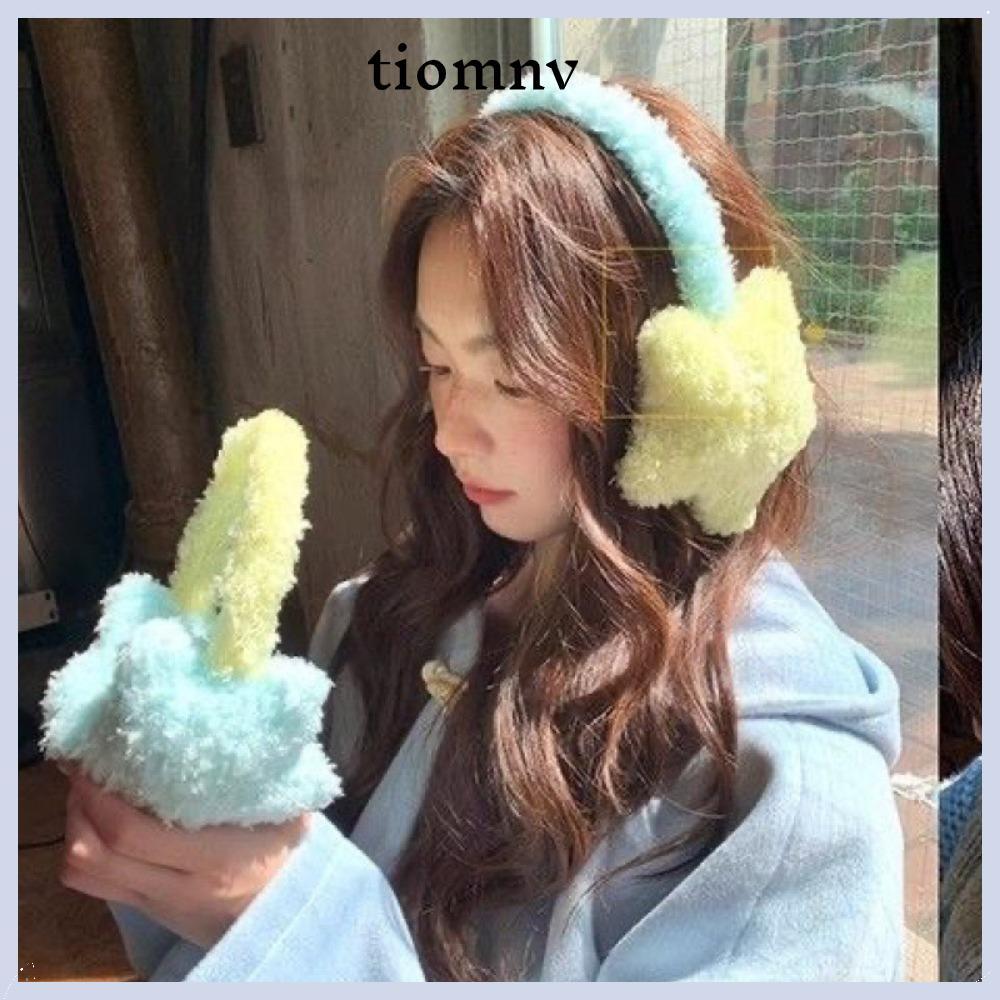 TIOMNVTH หูฟังกันลมแบบพลัสมสตาาร์, อุ่นและสไตล์ Y2K