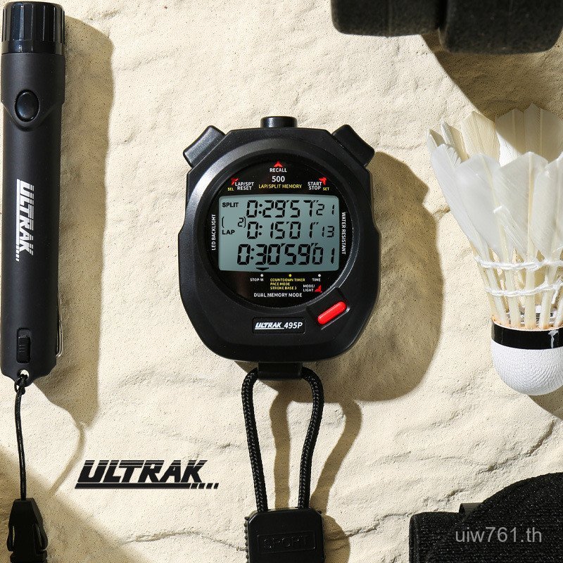 นาฬิกากันน้ํา Sekio สำหรับวิ่งและฝึกซ้อม จอแสดงผล 500 จับเวลาอิเล็กทรอนิกส์ แม่นยำสูง