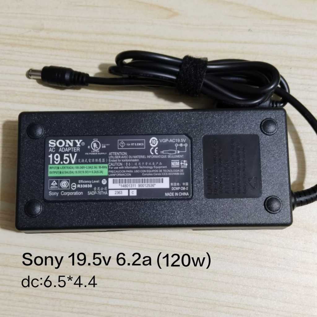 SONY BRAVIA TV ADAPTER 32-42 inc 19.5v 6.2a 120watt