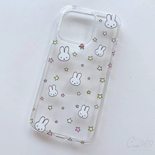 เคสไอโฟน Samsung A05S A06 A51 A15 A55 A05 A52 A02S A12 A13 A11 A03 A14 A03s A35 A32 A30 ปกใสกระต่ายมิฟฟี่สตาร์สุดน่ารัก
