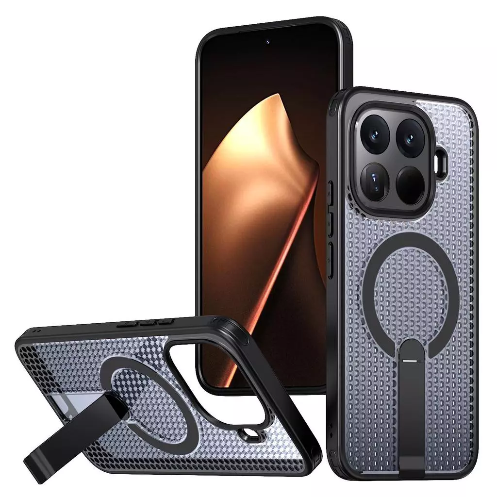 เคสโทรศัพท์แม่เหล็กกระจายความร้อนสําหรับ Xiaomi 15T PRO / 14T PRO, ฝาครอบกันกระแทกพร้อมที่วาง, ป้องกันโทรศัพท์มือถือ, เคสป้องกันสมาร์ทโฟน