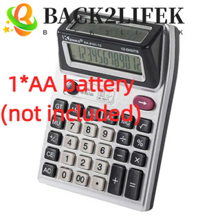 กลับ2ชีวิต เครื่องคิดเลขบัญชีการเงินแสดงหน้าจอขนาดใหญ่แบตเตอ…