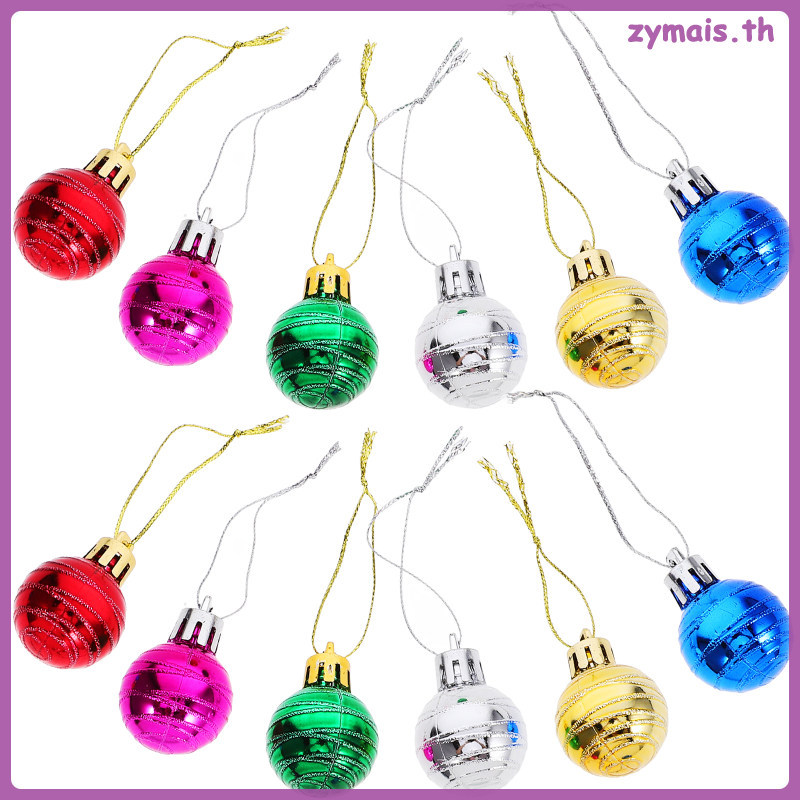 🎄🎅12 ชิ้นตกแต่งคริสต์มาสเครื่องประดับเพดานแขวน Minature Tree Mini Bables zymais