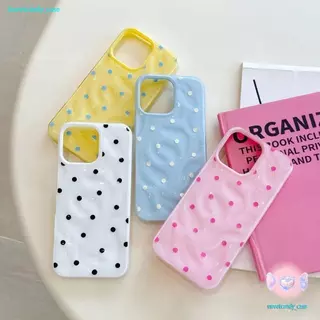 เคสของมาใหม่ เคสสำหรับไอโฟน17 ลายจุดสีสันสดใส เคสนิ่มครอบอุกกาบาต For IPhone17 16Pro MAX 11 12 13 6/7/8 14 15PLUS XR XS