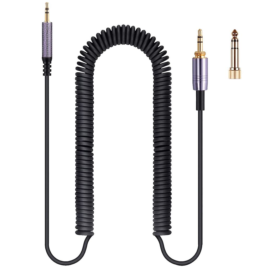 FAAEAL QC35 Coiled Audio Cable Replacement for Bose QC45(QuietComfort 45) NC700,AKG Y55BT Y55 Headph