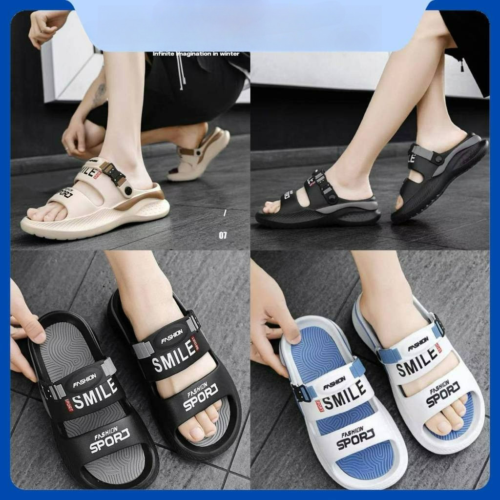 icy.sport🧸พร้อมส่ง🧸"X212" รองเท้าแตะแบบสวม คาดสาย ดีเทลลายเท่ๆ ใส่ได้ทั่งชายหยิง น้ำหนักเบาสบาย