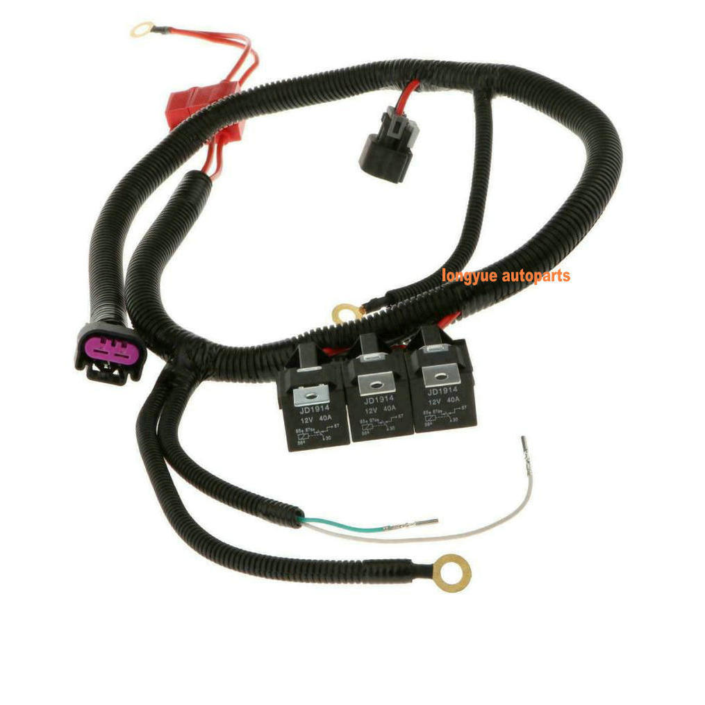 แหล่งโรงงานรถพัดลมไฟฟ้าคู่อัพเกรดสายรัดสายไฟอุปกรณ์เสริม ECU 7L5533A226T สามารถแปรรูปที่กําหนดเองได้