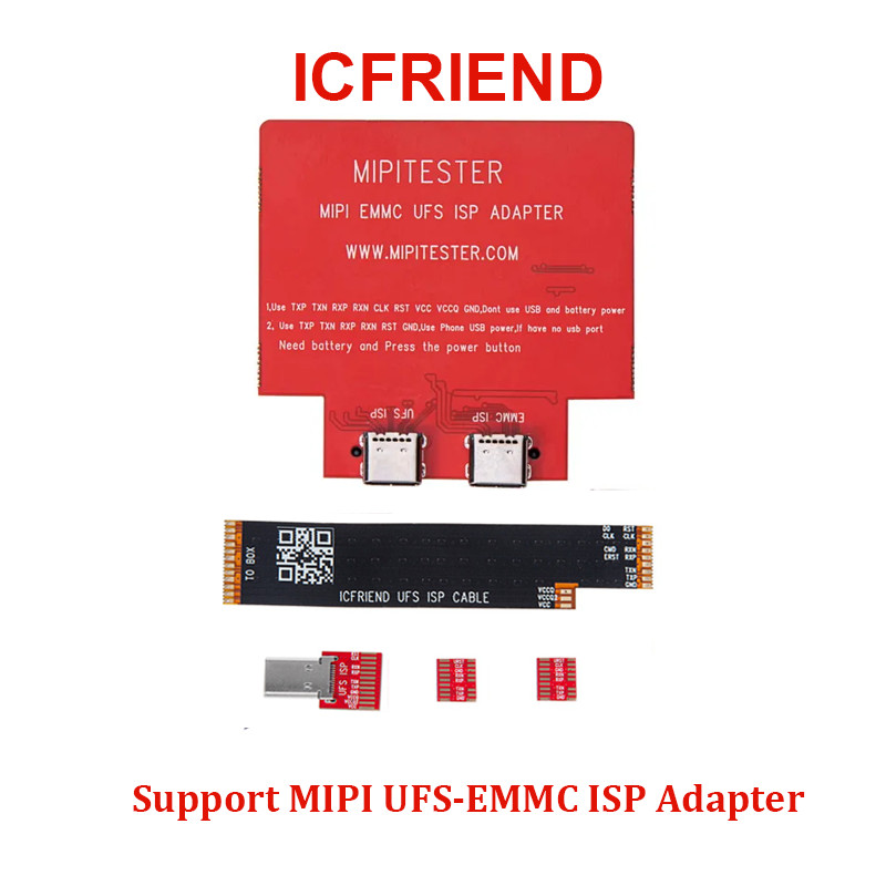 อะแดปเตอร์ MIPI รองรับ Easyjtag/BGA254 ซ็อกเก็ตปรับเปลี่ยน ICfriend FPC ISP สาย/MIPItester EMC UFS I