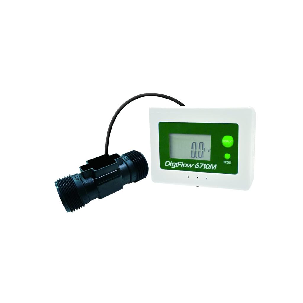 Savant Flow Totalizer และ Flow Rate Meter 3/4" NPT สําหรับเครื่องกรองน้ํา
