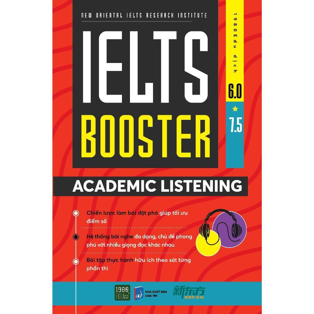 หนังสือ - Ielts Booster Acacation Listening - สถาบันวิจัย Oriental IELTs ใหม่ - 1980 เล่ม