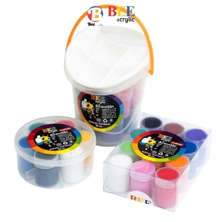 ชุดสีน้ำ สีอะคริลิค 10 มล. / 20 มล. Beehive บีไฮฟ กันน้ำ สีด้าน Acrylic Color โดย ไฮเพาเวอร์ บี