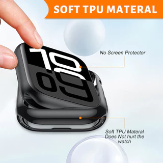 เคส TPU นิ่ม for Apple Watch IWatch Ultra SE 3 2 Series 11 10 9 8 7 6 5 49 45 46 42 44มม. Case อุปกรณ์ปกป้องหน้าจอ