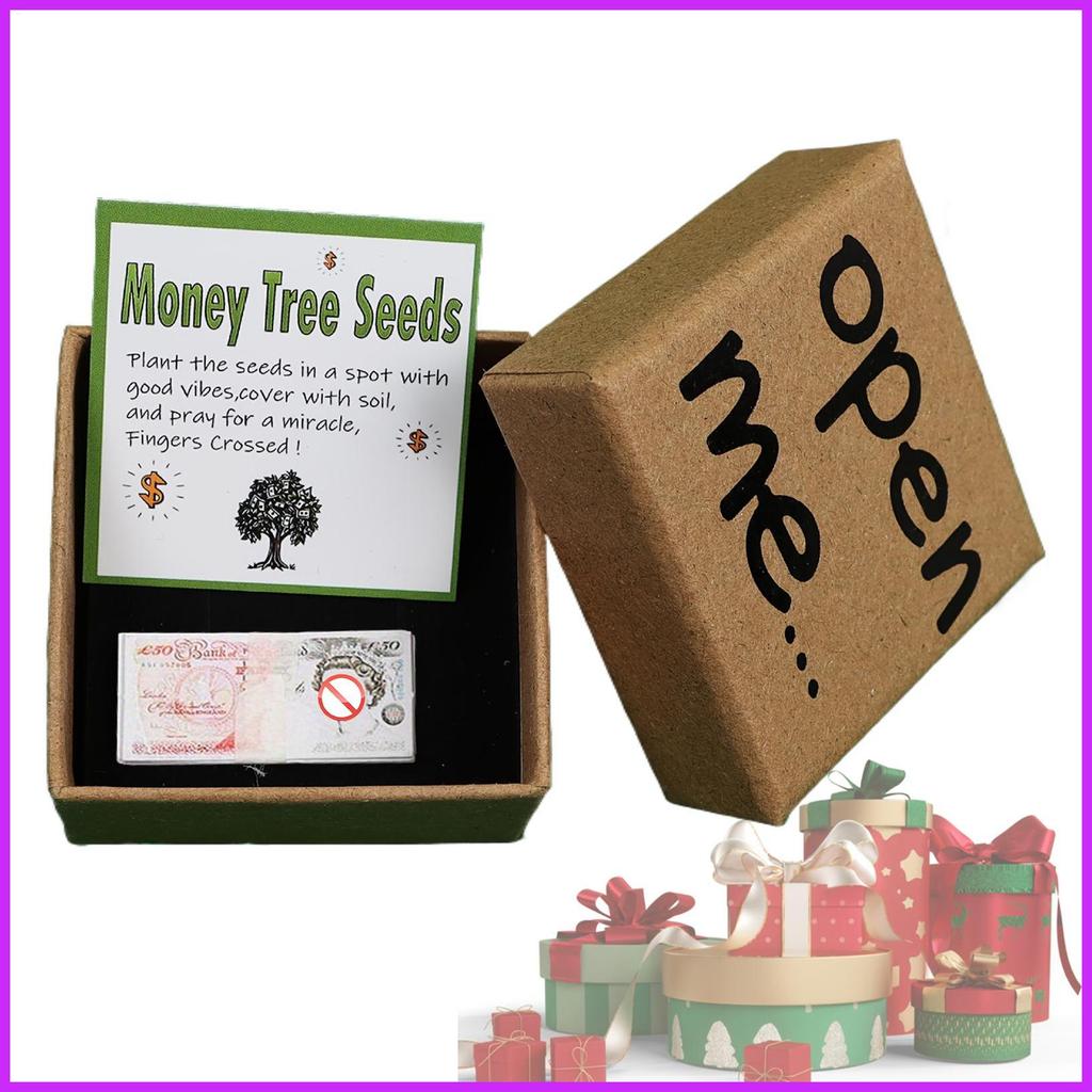 Gag Joke Toy Money Theme ผ่อนคลายเพื่อน Gag Joke กล่องสําหรับชายเพื่อนครอบครัวเพื่อนร่วมงานวันเกิดคร