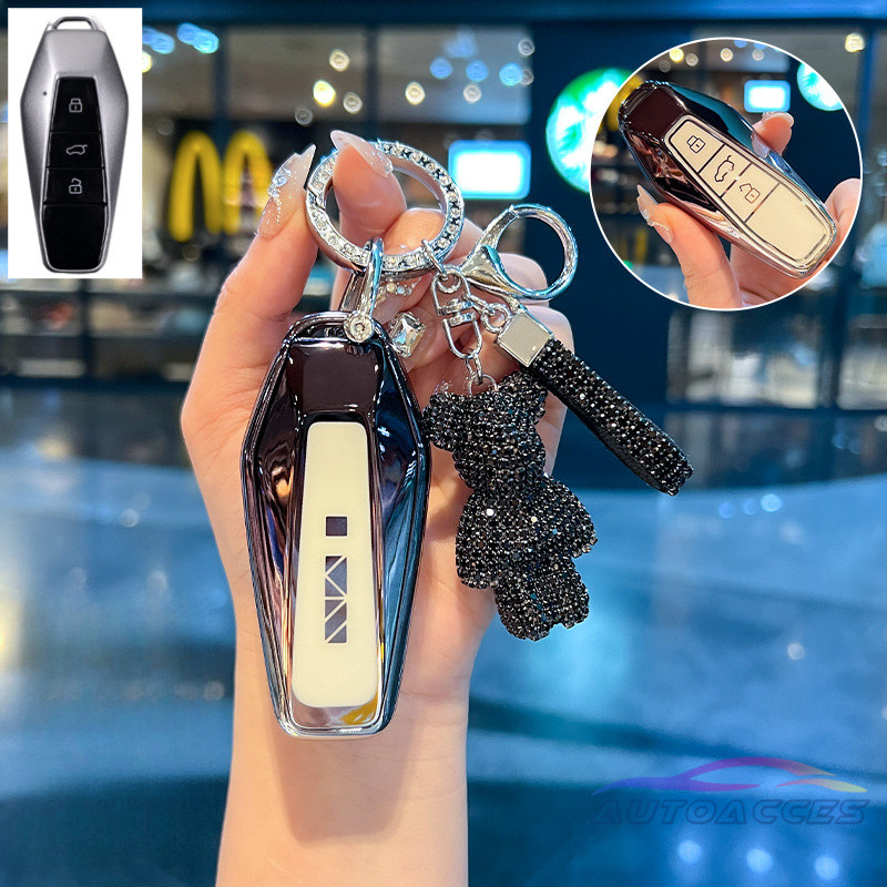 TPU ฝาครอบกุญแจรถพวงกุญแจสําหรับ Jaecoo6 Jaecoo J6 Jaecoo6 CHERY ICAR03 Remote Key Case Key Fob Prot