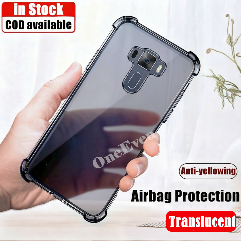 สําหรับ ASUS ZenFone 3 ZE520KL ZA520KL Z017DB Z017D Z017DA Z017DC ซิลิโคนนุ่มโปร่งแสงสีดํา Jelly โปร
