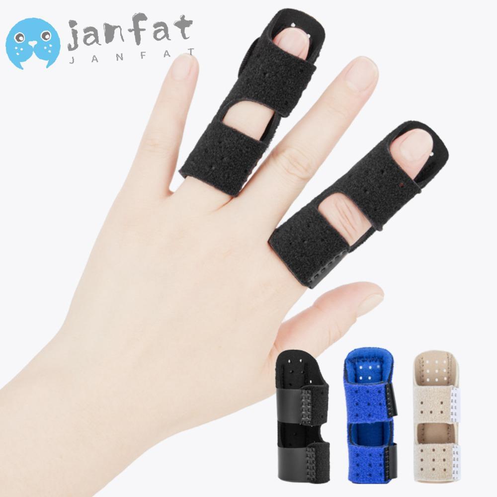 JANFAT Support สำหรับนิ้วโป้ง, สีดำน้ำเงินและเทา, กันกระแทกด้านกีฬาแบบปรับได้