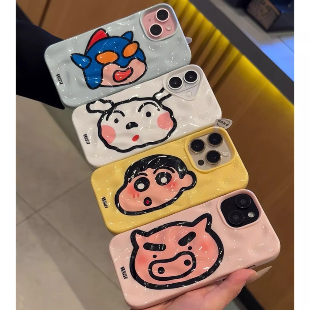 ความรักเล็ก ๆ น้อย ๆ ที่หวานเคสโทรศัพท์การ์ตูนชิบะะ เคสไอโฟน 17 16 สำหรับ iPhone 13 16 11 15 14 12 Pro Max 15 14 16 6/7/