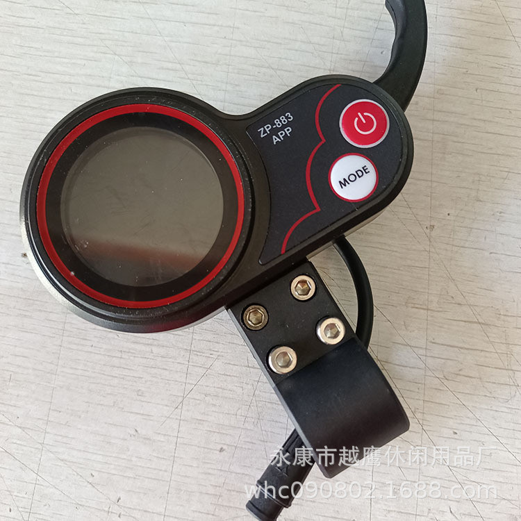 ZP-883 พร้อม APP 36V Dial เครื่องมือ 6-เข็ม Zhipu เครื่องมือรถยนต์ไฟฟ้าสกู๊ตเตอร์ไฟฟ้าตัวบ่งชี้ 37LO