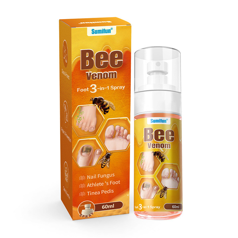 [สต๊อกพร้อม] sumifun Bee Venom Foot Care Spray Onychomycosis Foot Odor 3 in 1 Care Spray V40002WJG