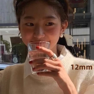 เข็มต่างหูเงิน 925 มุกสตั๊ด สไตล์ฝรั่งเศสรีบง่ายและวินเทจ เครื่องประดับหรูหรา