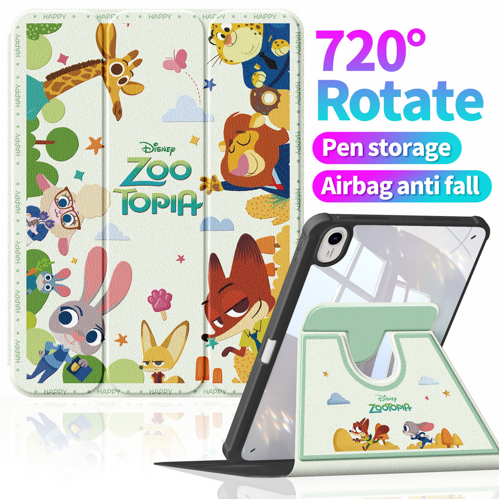 A1530 Crazy Animal City เหมาะสําหรับ Huawei MatePad 12X เคสป้องกัน Ultra-Thin แบบพกพา Stylus Storage ฝาครอบหนังพร้อมขาตั้งแนวนอนหน้าจอแนวตั้งสลับเหมาะสําหรับ 11.5s “2025/SE 11 “/Pro/Air/13 “/12.6 “/10.4 “10.8”แท็บเล็ตหัวเว่ยเต็มช่วง – โปรปัง
