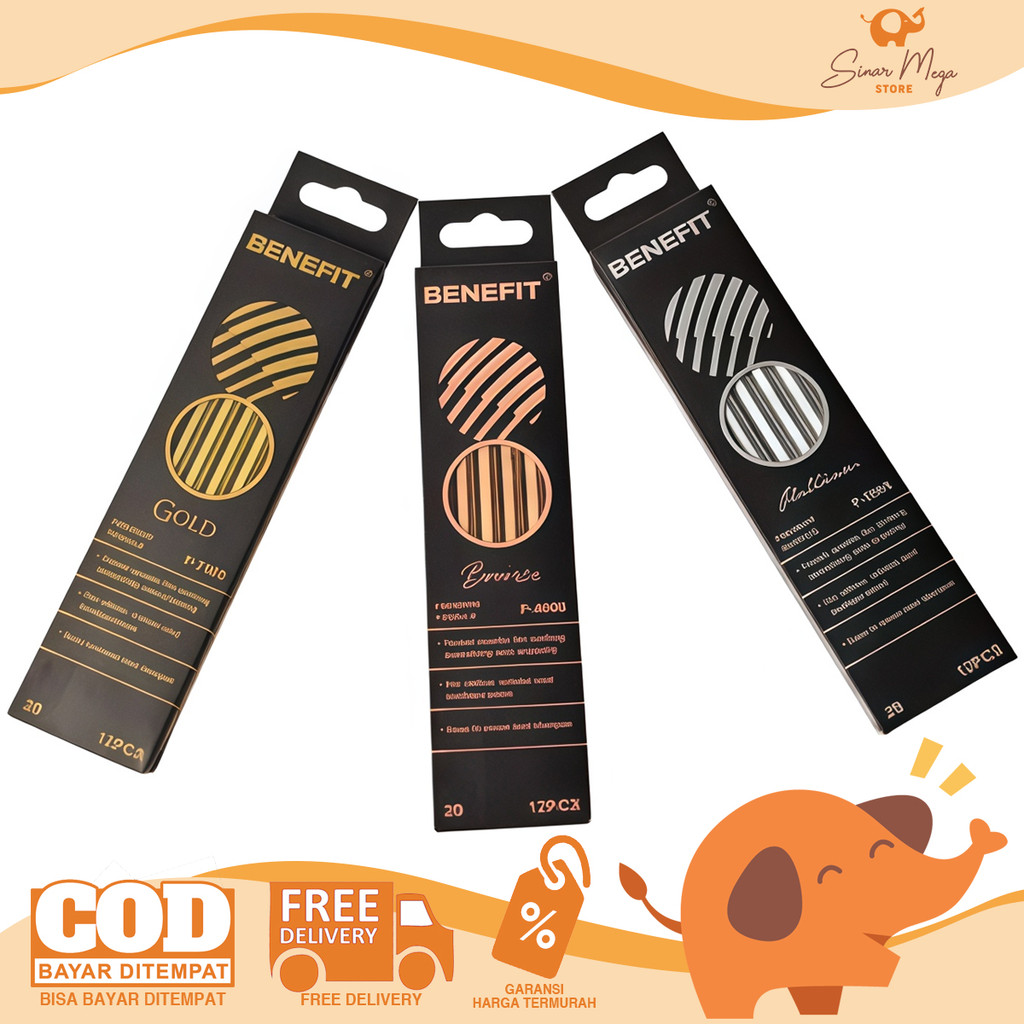 Benefit Pencil 2B P-7000 Gold / P-5000 Platinum / P-4000 Bronze (DOZENS)
