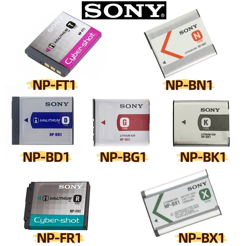 เหมาะสำหรับแบตเตอรี่กล้อง Sony NP-BN1 / NP-BD1 / NP-BG1 / NP-BK1 / NP-FT1 / NP-FR1 / NP-BX1（ไม่มีกล่