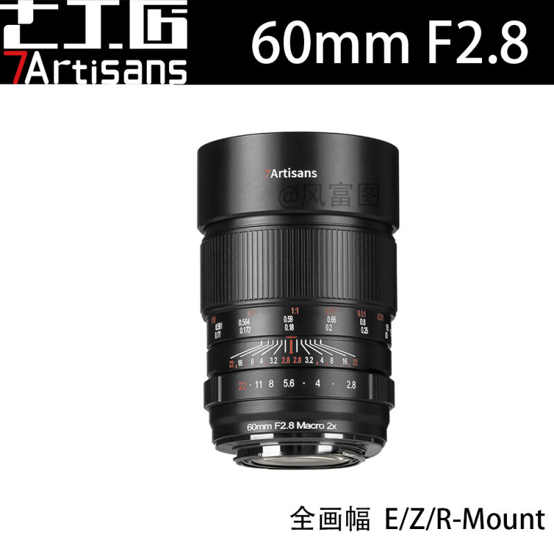 Seven Artisans 6028 60 Macro Full Frame 60mm F2.8 Macro 2X เลนส์มาโครแบบแมนนวล COZZ
