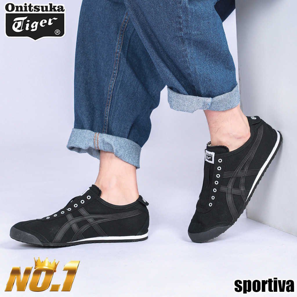 Onitsuka MEXICO 66 One-Pedal รองเท้าผ้าใบลําลองใหม่ D3K0Q-9090