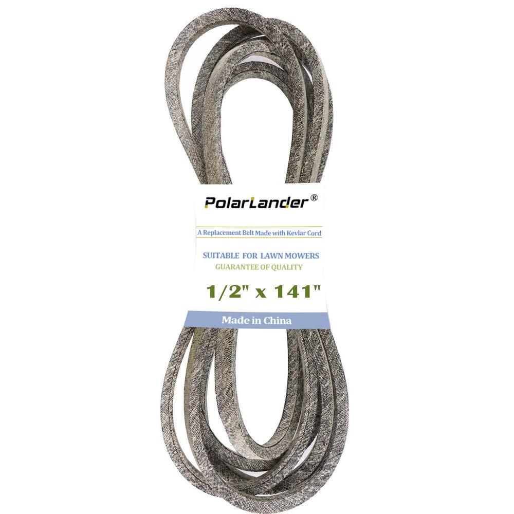 เข็มขัดดาดฟ้าเครื่องตัดหญ้า Polarlander ทําจากเคฟล่าร์ 1/2" x 141" เปลี่ยนสําหรับ Cub Cadet/MTD 754-