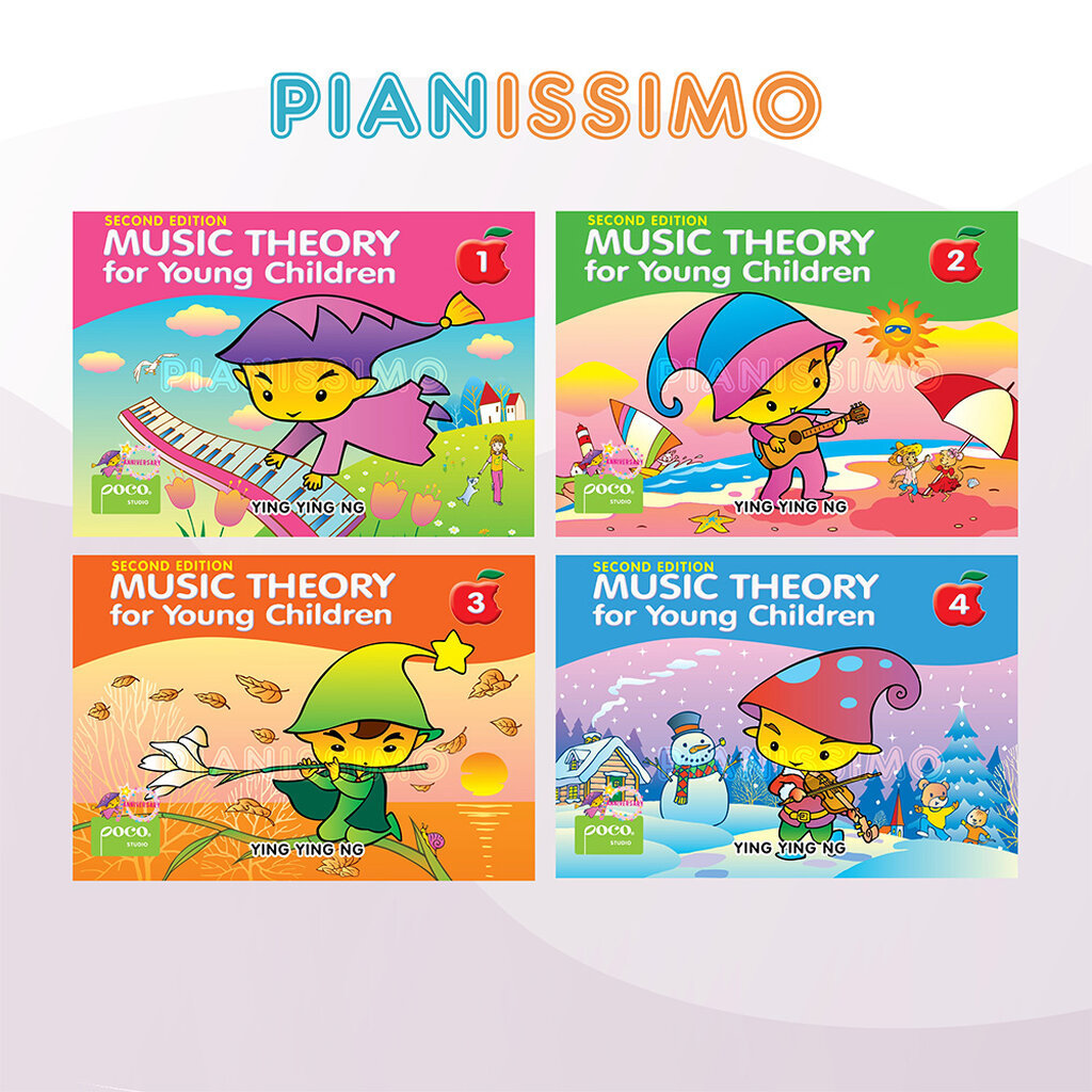 Poco Music Theory for Young Children Book 1 2 3 4