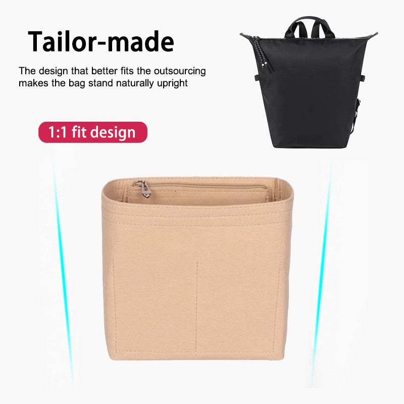 The Inner Liner Bag แทรกโดย The Organizers สําหรับ Lon-coamp กระเป๋าเป้สะพายหลัง Travel Makeup Lining กระเป๋าเก็บของแบบพกพา - รูปที่ 4