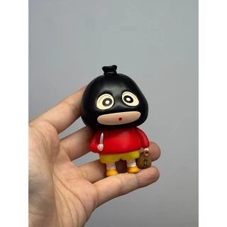 💥 จัดส่งจากประเทศไทย 💥Crayon Bandit Shin chan คอสเพลย์ Thief Rober น่ารักอะนิเมะรูป COD สต็อกรูปตุ๊กตาของเล่นสําหรับของขวัญเด็กคอลเลกชันจี้รถเครื่องประดับตกแต่งเค้กบ้านตกแต่ง