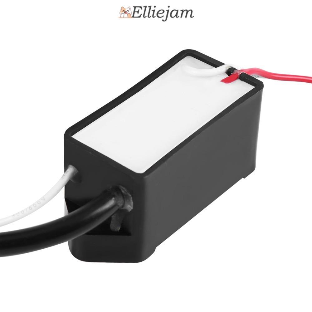 ELLIEJAM เครื่องกําเนิดไฟฟ้าแรงสูง, สีดํา 3kV-11kV หม้อแปลงแรงดันสูง, การทดลองทางวิทยาศาสตร์ DC 3.6V