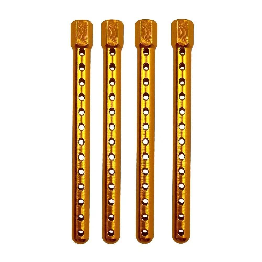 HSP 4 ชิ้น 102037 122037 อลูมิเนียมออลลี่โลหะรถเปลือกคอลัมน์ร่างกายเมา02010 (02144) 1/10อะไหล่อัพเกร