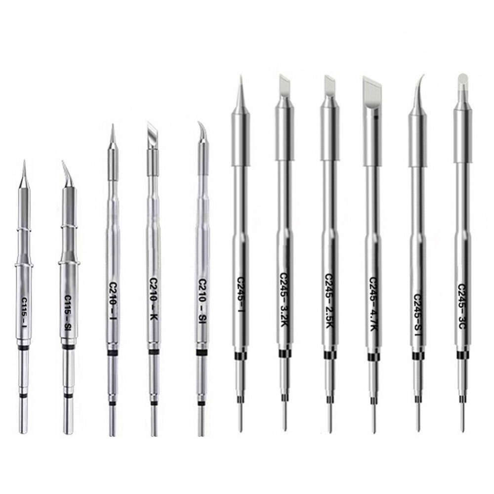 ชุดหัวแร้งบัดกรีสําหรับงานแม่นยําพร้อมสถานีบัดกรี C210 C245 และ C115