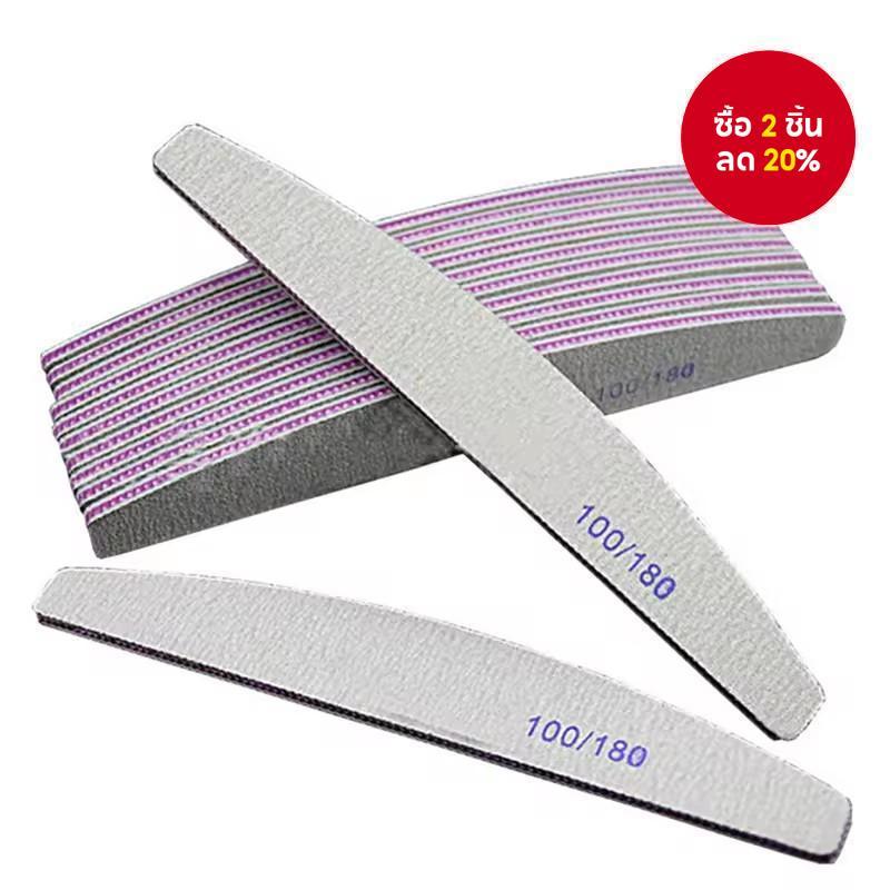 5 ชิ้น/ล็อตตะไบเล็บผสมสี Limas 100/180 Gr it Professional กระดาษทราย Cuticle Remover บัฟเฟอร์ไฟล์ชุดเครื่องมือทําเล็บ