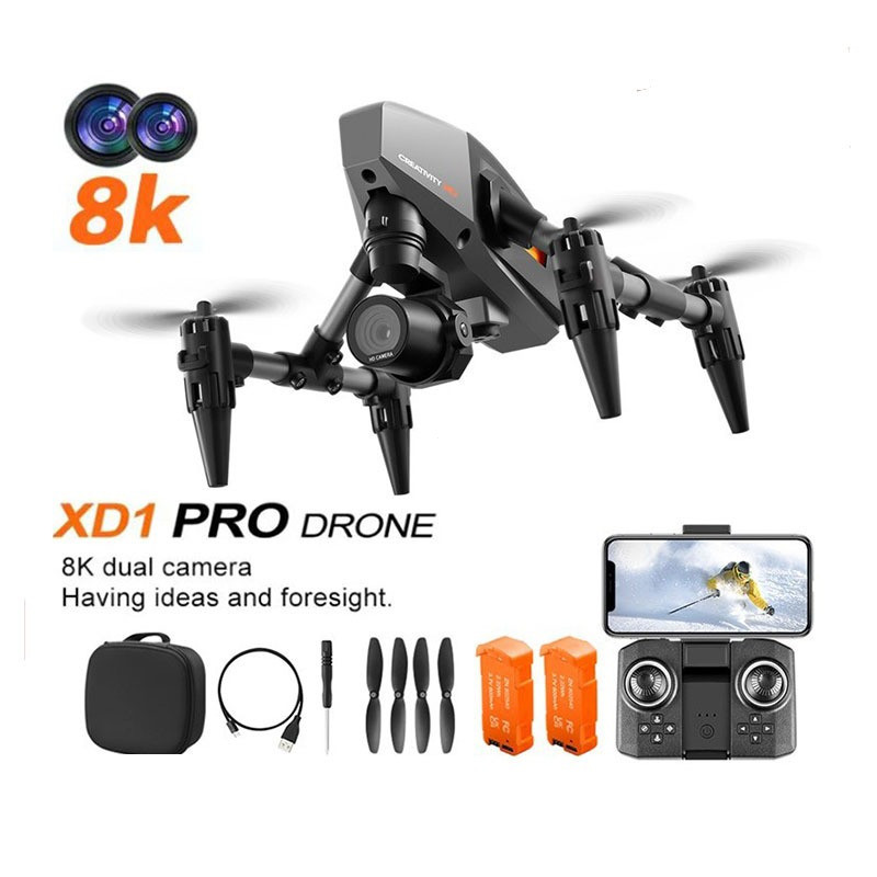 Novalab XD1 Drone Professional 8K Dual กล้อง 5G GPS WiFi Dual แบตเตอรี่น้ําหนักเบาแบบพกพา RC Quadcop