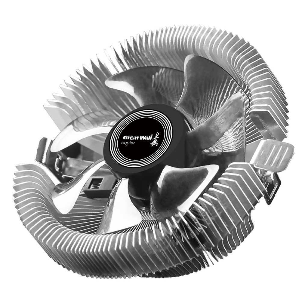 หัวเข็มขัดหม้อน้ํา CPU พัดลมเงียบ AMD Universal 1151 คอมพิวเตอร์แรงดันลงประเภท i3/1700/1151/120