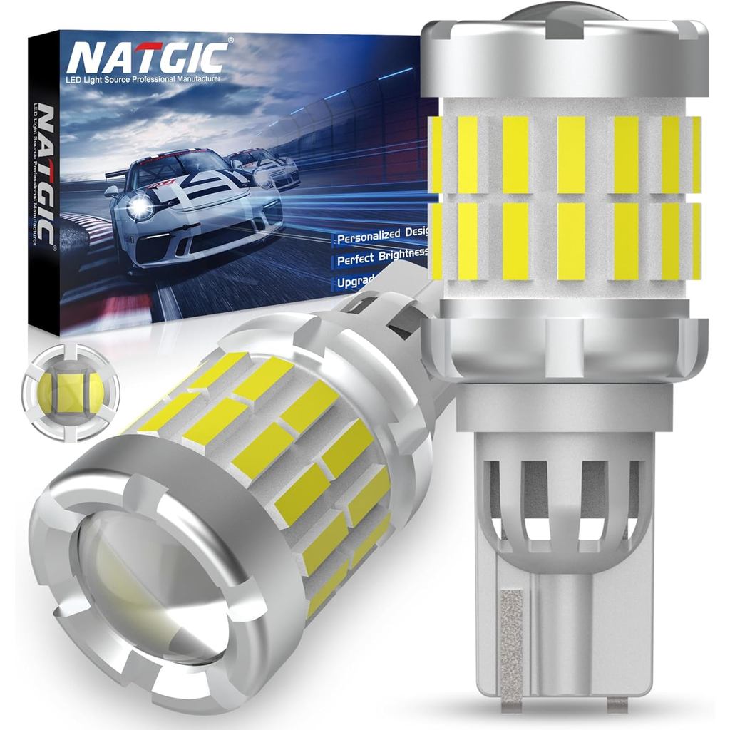Xenon White 921 W16W Led Bulbs Canbus Error Free For Reverse Lights,912 T15 921 Back Up Lights,Repla
