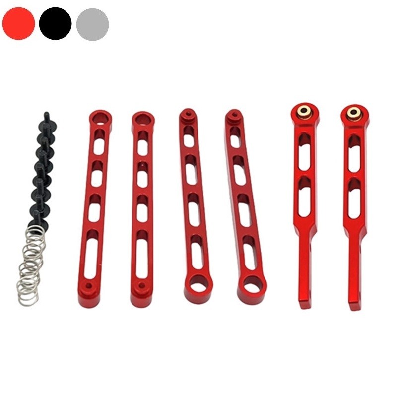 MN82 LC79 MN82S MN82Pro MN82T โลหะด้านหน้าและด้านหลัง Tie Rod Link Rod 1/12 RC รถอะไหล่อัพเกรดอุปกรณ์เสริม