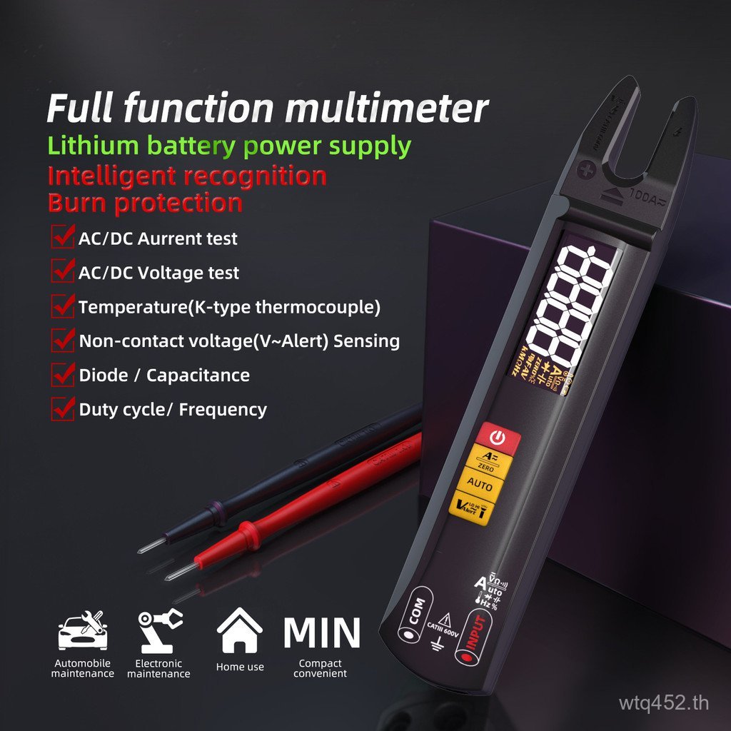 แคลมป์มิเตอร์ U-Shaped High-Precision AC DC BSIDE แอมป์มิเตอร์ U1 มัลติมิเตอร์แคลมป์มิเตอร์สมาร์ท ES