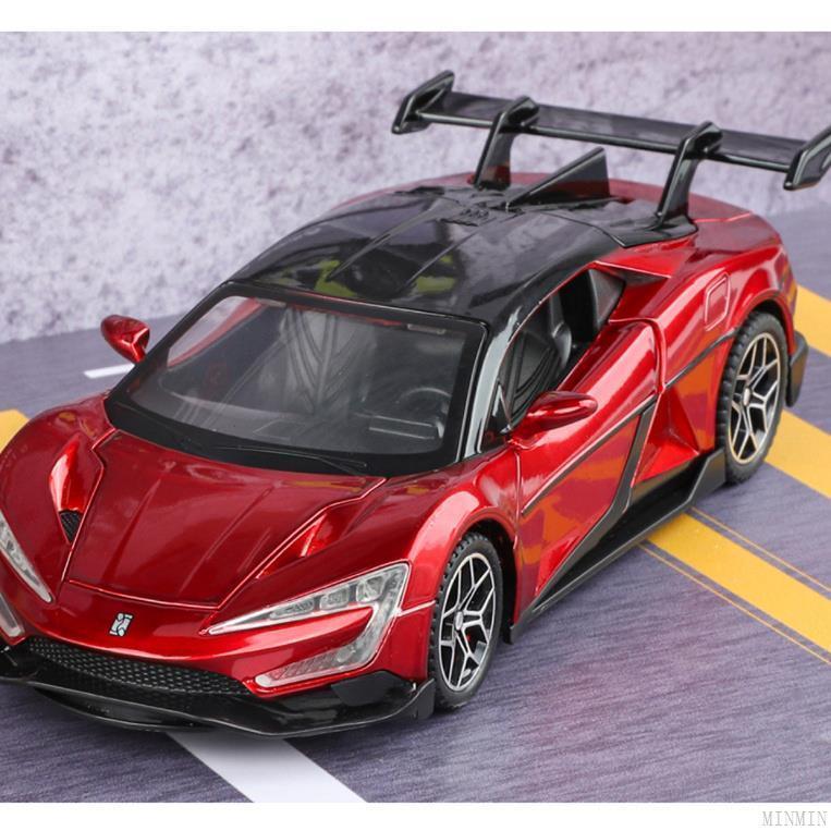 [คลังสินค้าพร้อม] Biadi Look up at u9 Car Model 1: 64 Real Model U8 Toy Car u7 Alloy Sports Car Alum