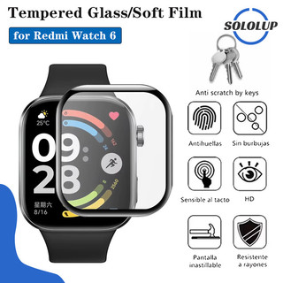 ฟิล์มแก้วนิรภัย / ฟิล์ม TPU อ่อน for Redmi Watch 6 5 4 / 5 Active/ 5 Lite/ 3 Active/Lite เต็มรูปแบบป้องกันหน้าจอป้องกัน