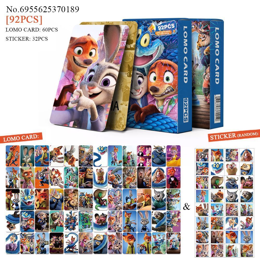 30-96 ชิ้น Manhwa มังงะ GACHIAKUTA Chainsaw Man Zootopia 2 การ์ด Lomo Neon Genesis Evangelion โครงกา
