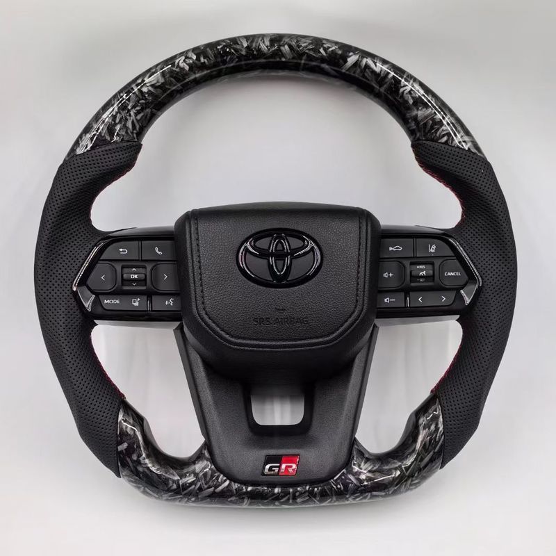 Toyota Domineering Cool Luze ดัดแปลง lc300 พวงมาลัย GR กีฬาเปียโนสีดํามัลติฟังก์ชั่น 
 Henland Alpha