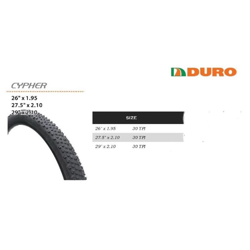 TIRE DURO CYPHERA(26)(27.5)(29)*2.10ยางจักรยาน