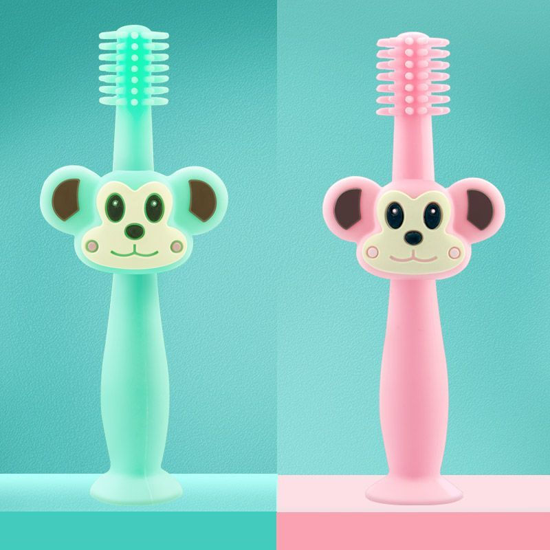 ฟันน้ํานมทําความสะอาด 360 องศาขนแปรงนุ่ม JC3S